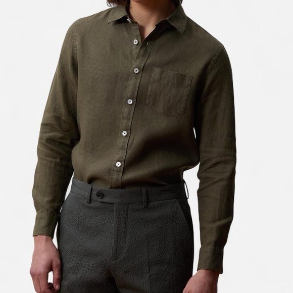 NWT Todd Snyder Linen Button Down - M - Picture 1 of 5